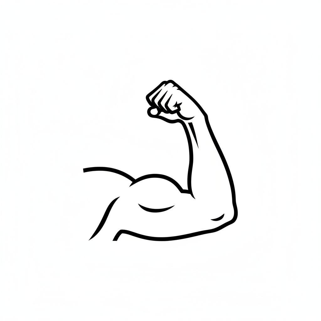 gespierde arm pictogram